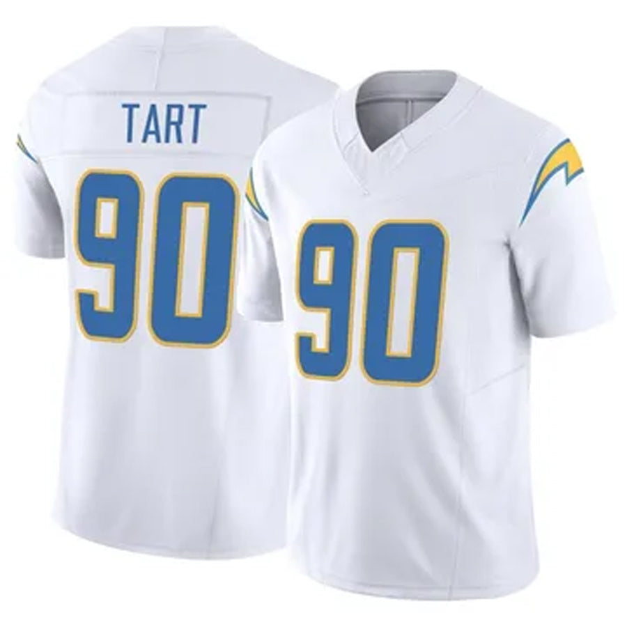 LA.Chargers #90 Teair Tart Player White Vapor F.U.S.E. Limited Football Jerseys