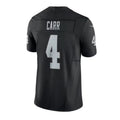 #4 Derek Carr Player LV.Raiders Black Vapor F.U.S.E. Limited Football Jerseys