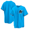 M.Marlins Blank Player Black Elite Baseball Jerseys