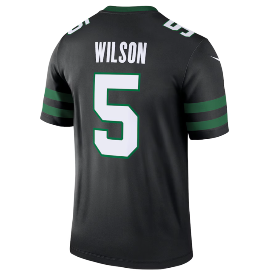 #5 Garrett Wilson Player NY.Jets Black Alternate Legend Football Jerseys