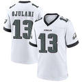 P.Eagles #13 Azeez Ojulari Player White Home Game Football Jerseys
