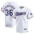 T.Rangers #36 Wyatt Langford Player White Home Limited Baseball Jerseys