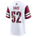 W.Commanders #52 Jamin Davis Player White Home Game Football Jerseys