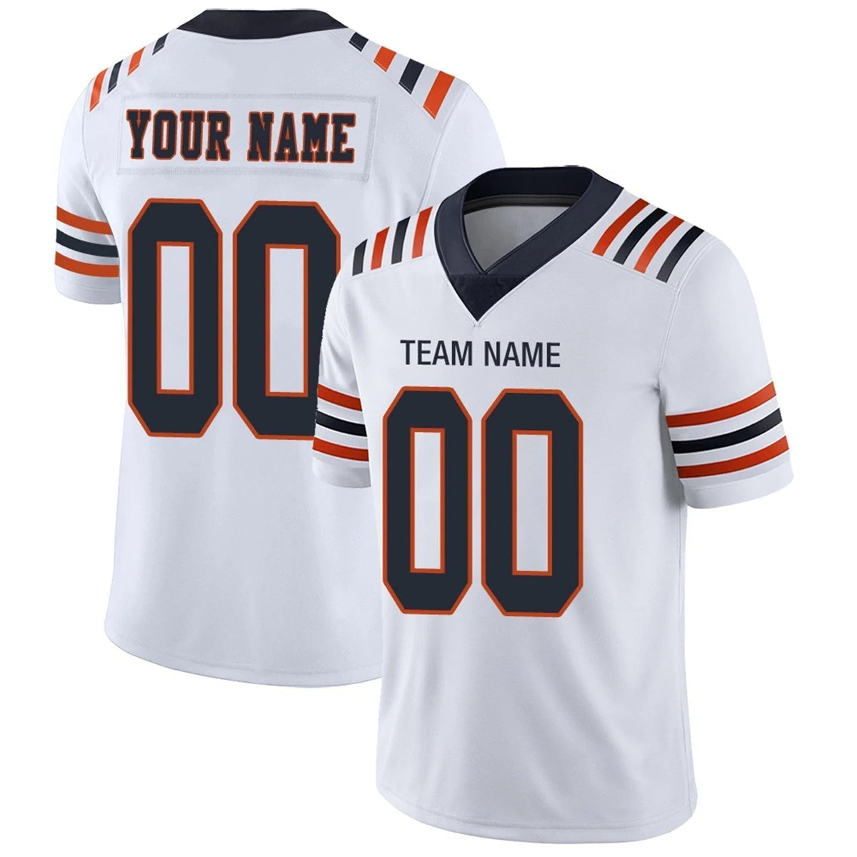 Custom C.Bears White Personalized Design Your Own Name and Number for Men Women Youth Jerseys