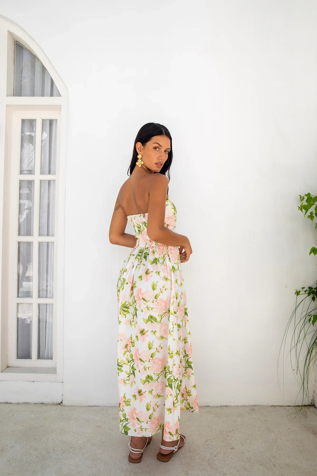 Bellissima Strapless Maxi Dress Pink