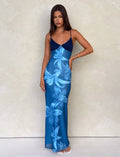 ALAINA DRESS - BLUE ORCHID