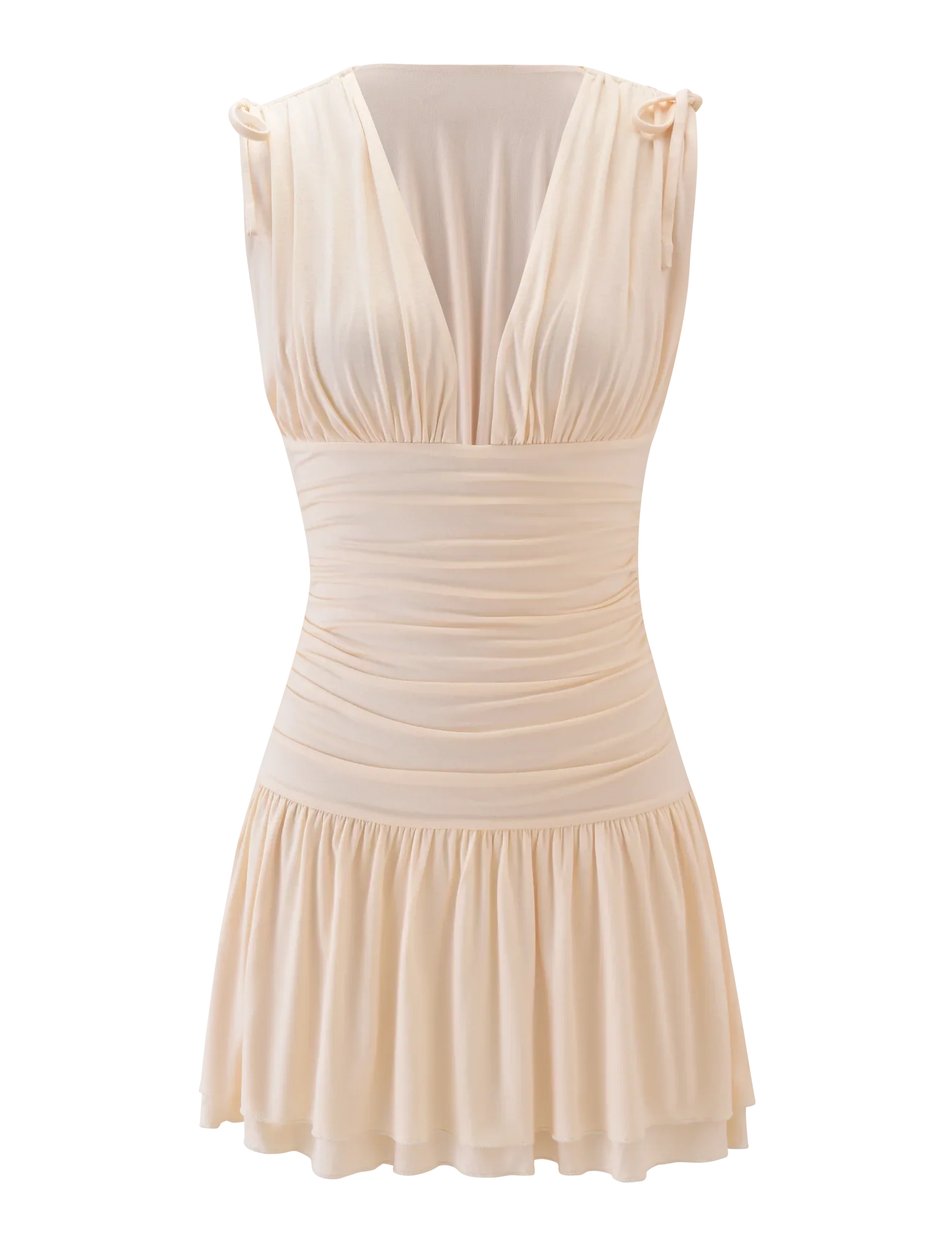 HALONA MINI DRESS - CREAM