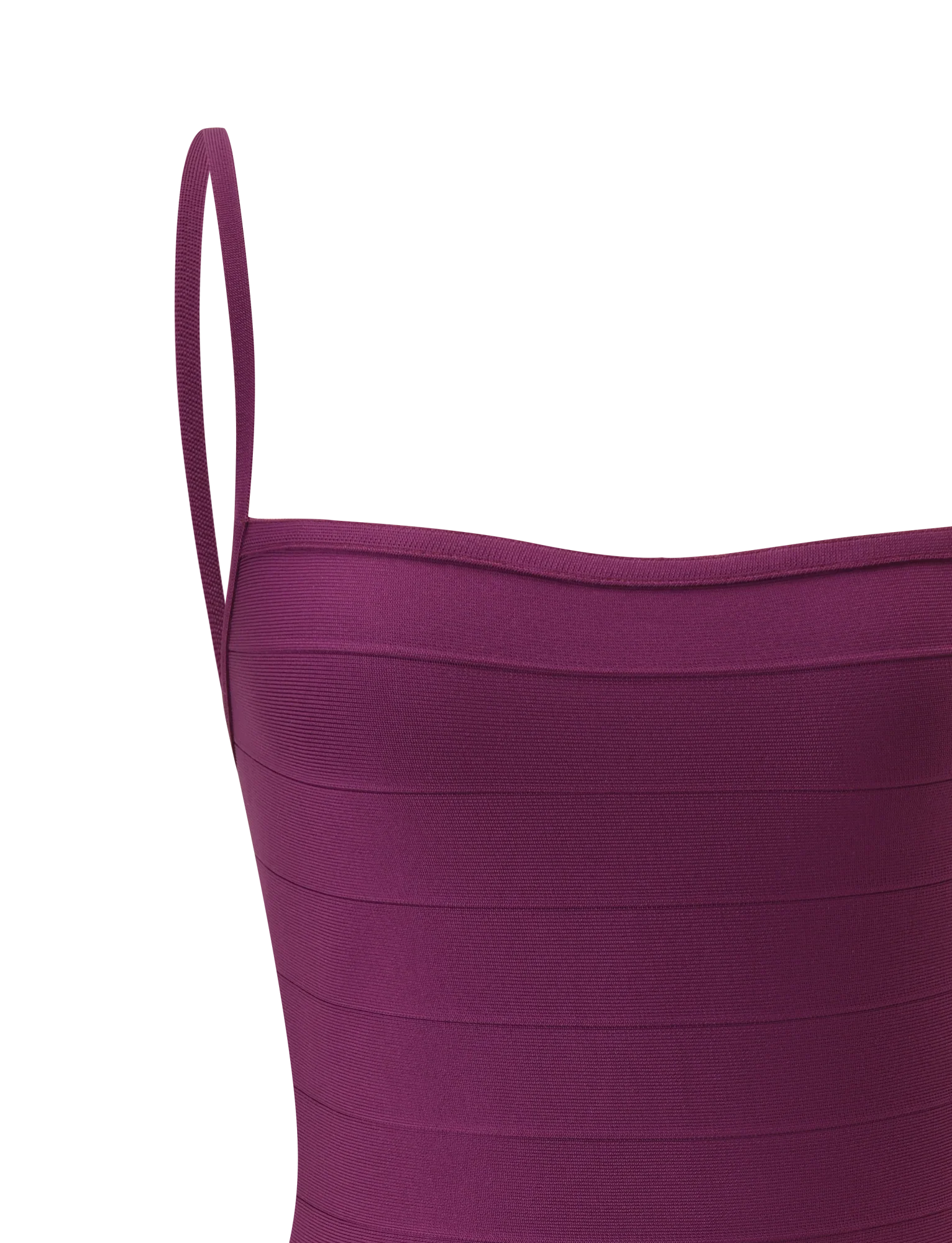MIDORI BANDAGE DRESS - PLUM