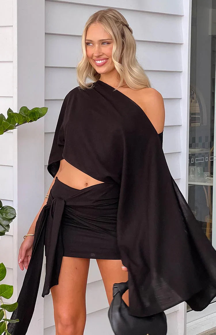 Ryoti Black Mini Dress