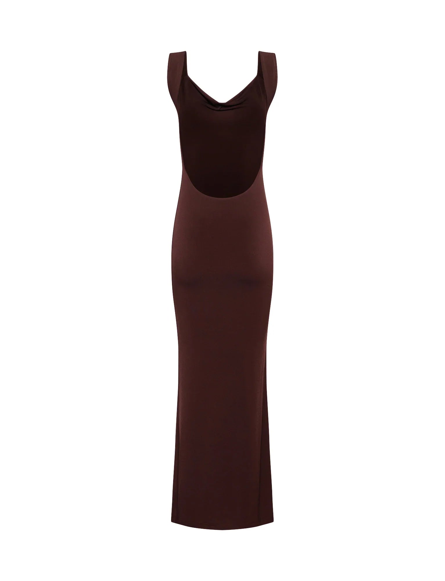 MORANA DRESS - BROWN : CHOCOLATE