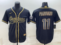 Men's Dallas Cowboys Micah Parsons #11 Black Game Jersey1 Joint Edition