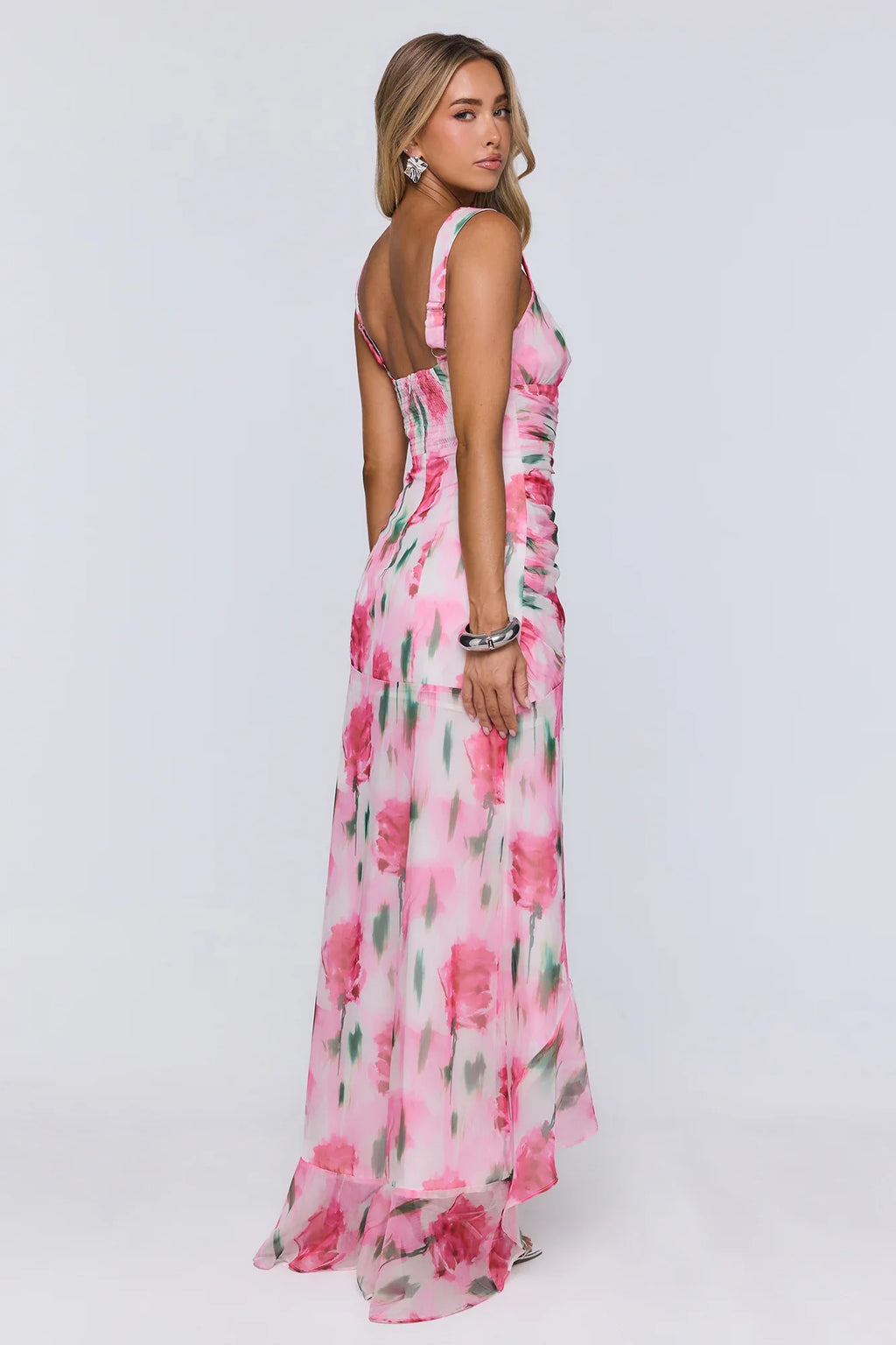 Glow Like A Star Maxi Dress Pink
