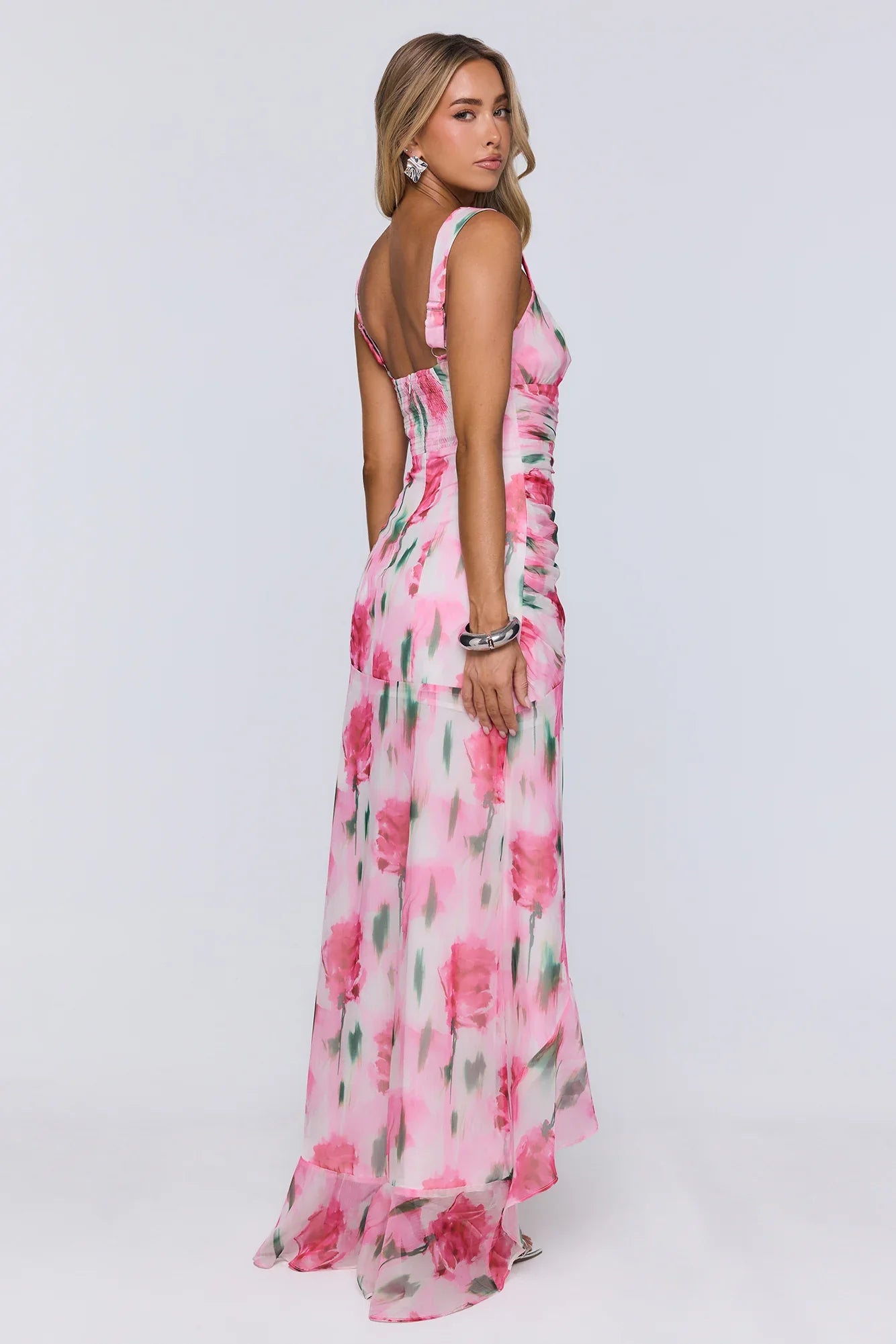 Glow Like A Star Maxi Dress Pink