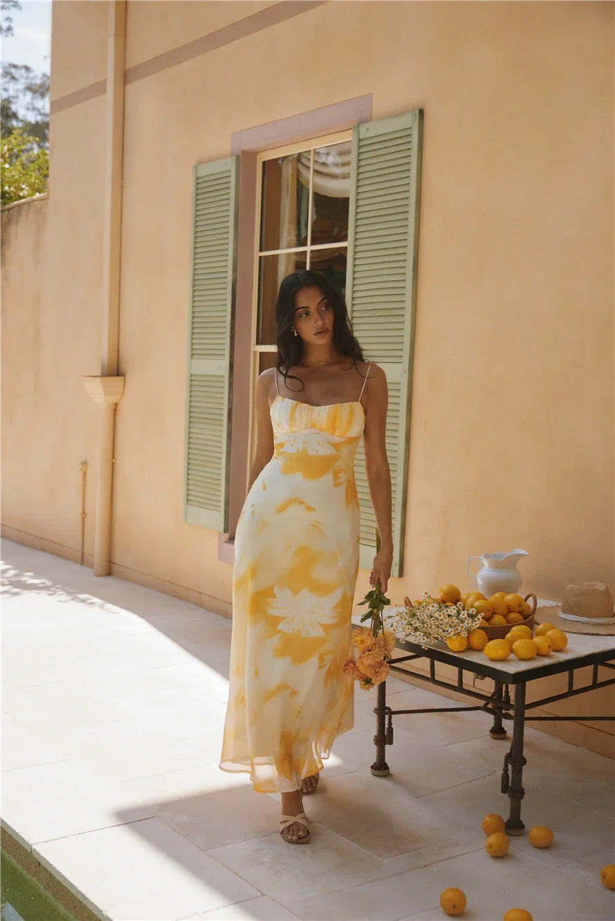 Golden Hour Maxi Dress Yellow