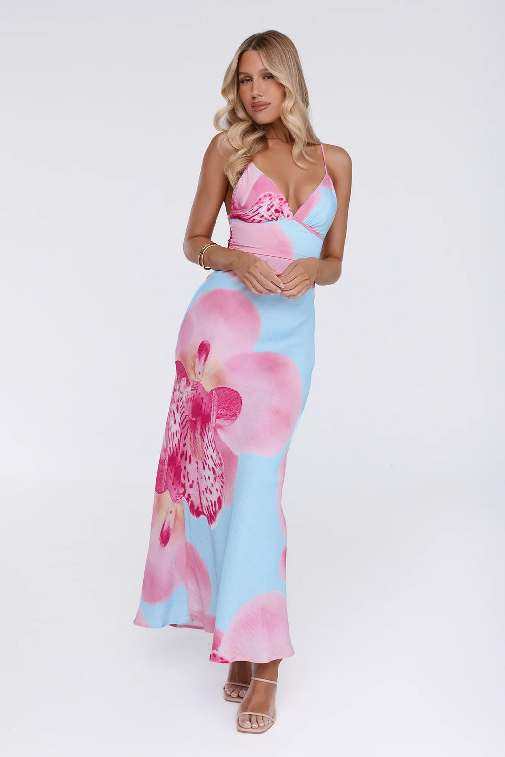 Glow Within Reach Maxi Dress Blue