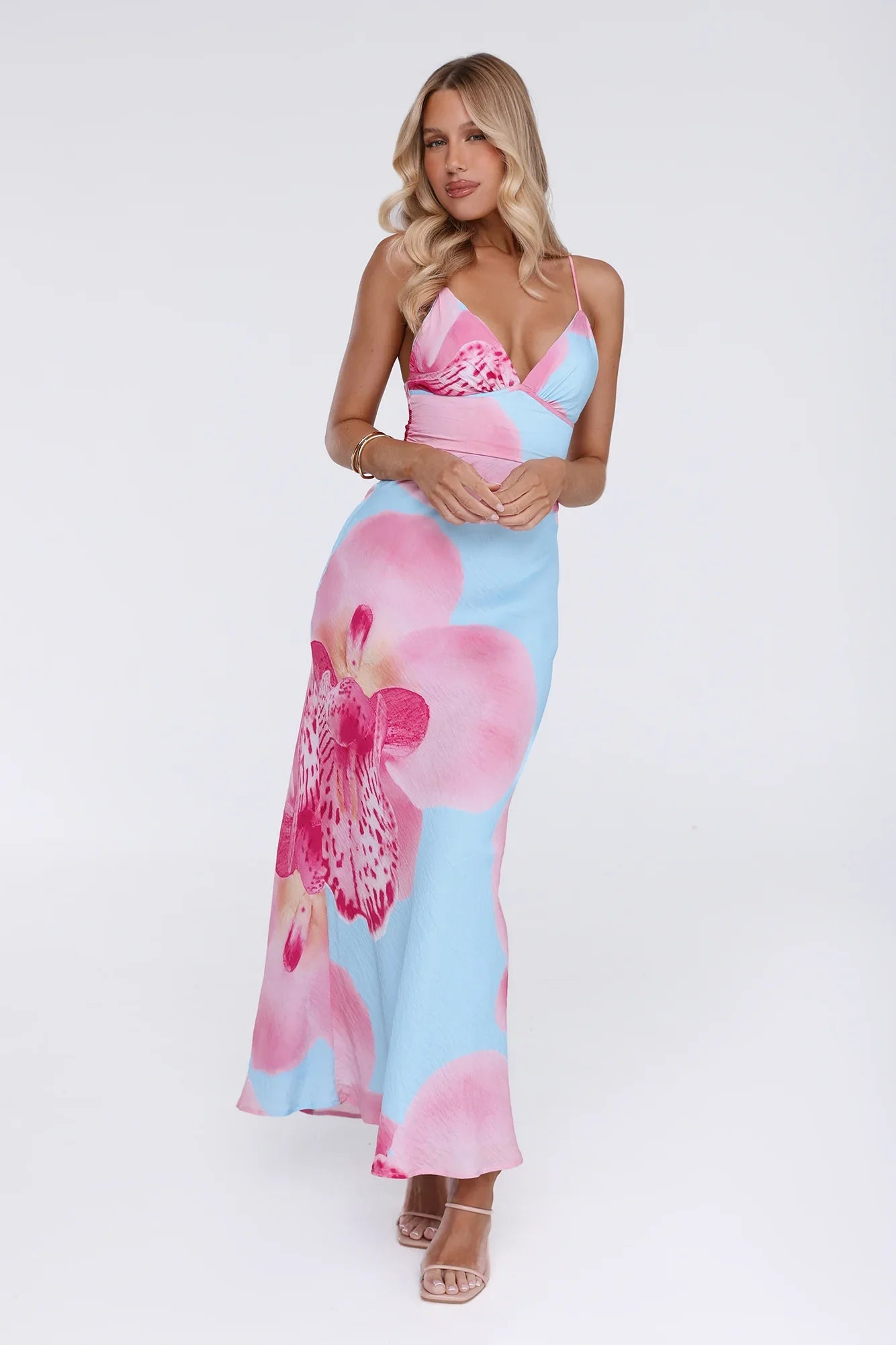 Glow Within Reach Maxi Dress Blue