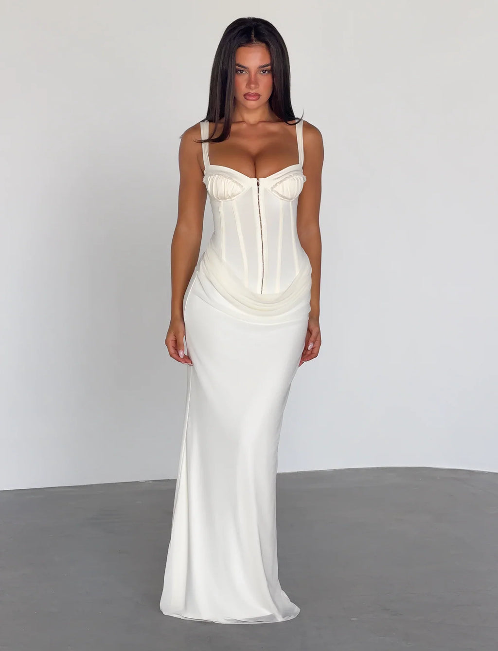 GINNY MAXI DRESS - OFF WHITE