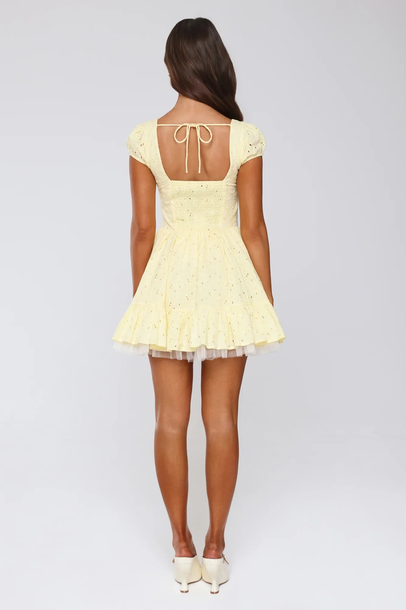 Endless Allure Mini Dress Yellow