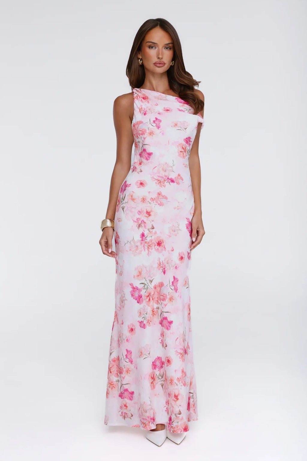 Flowers In the Sun Maxi Dress Pink