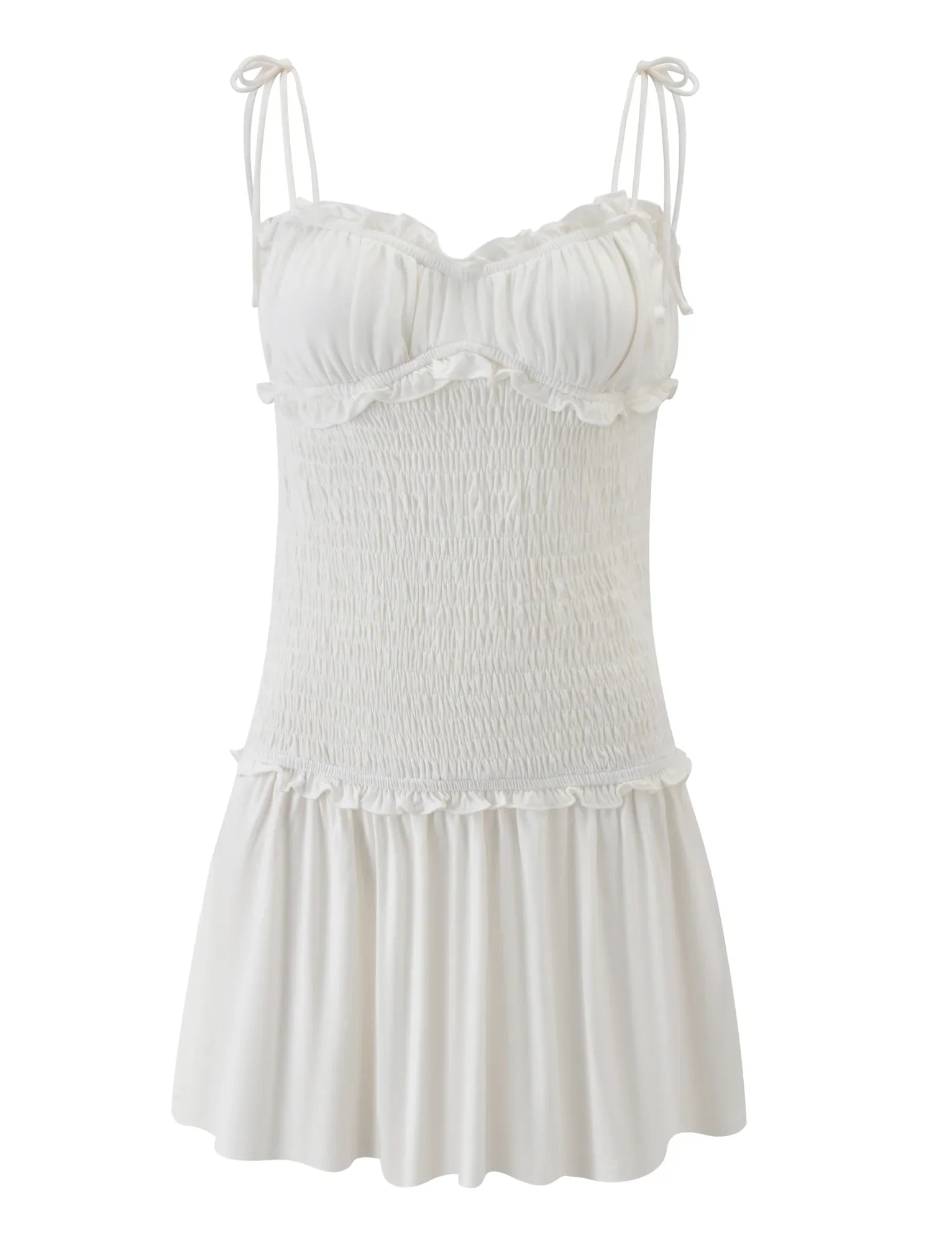 SAFIRA MINI DRESS - WHITE