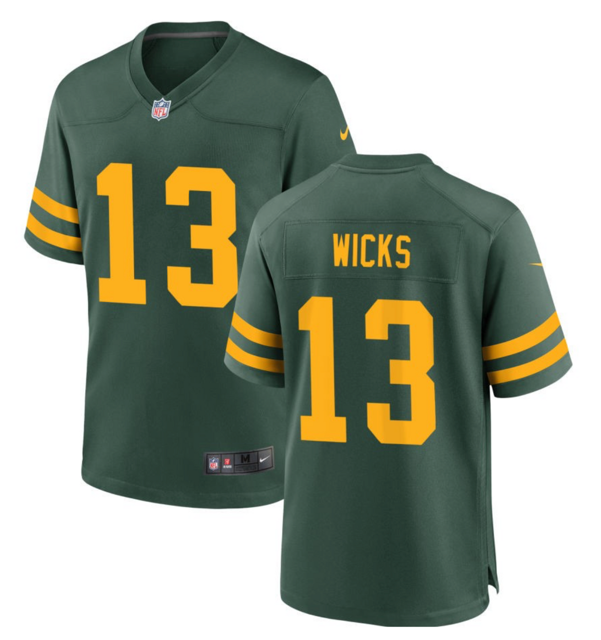Dontayvion Wicks Green Bay Packers Jersey