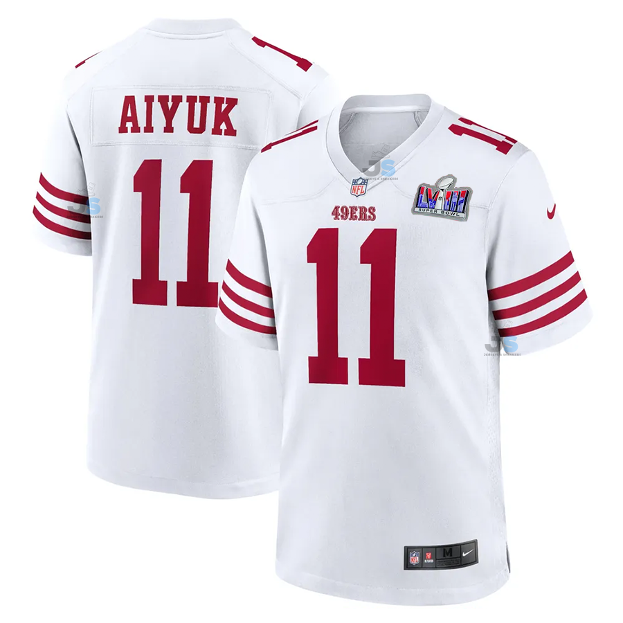 Brandon Aiyuk San Francisco 49ers Super Bowl 2024 Jersey