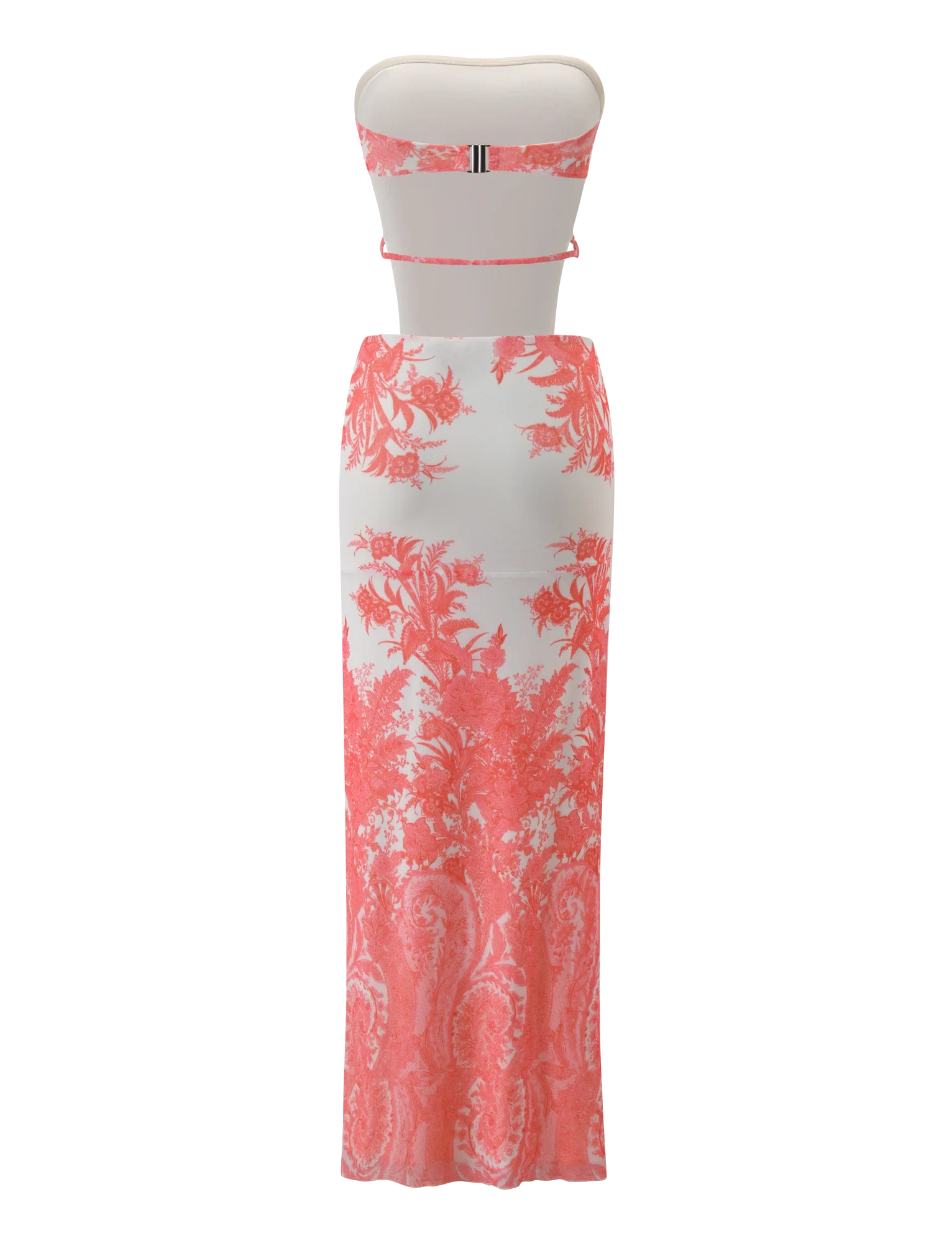 POPPI MAXI DRESS - CORAL TAPESTRY