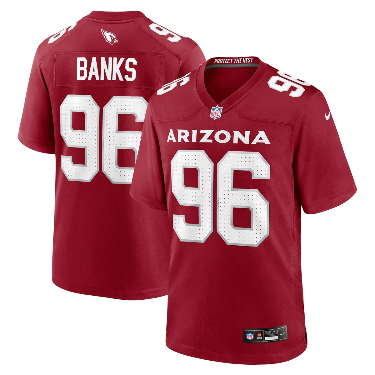 Eric Banks Arizona Cardinals Nike  Game Jersey -  Cardinal