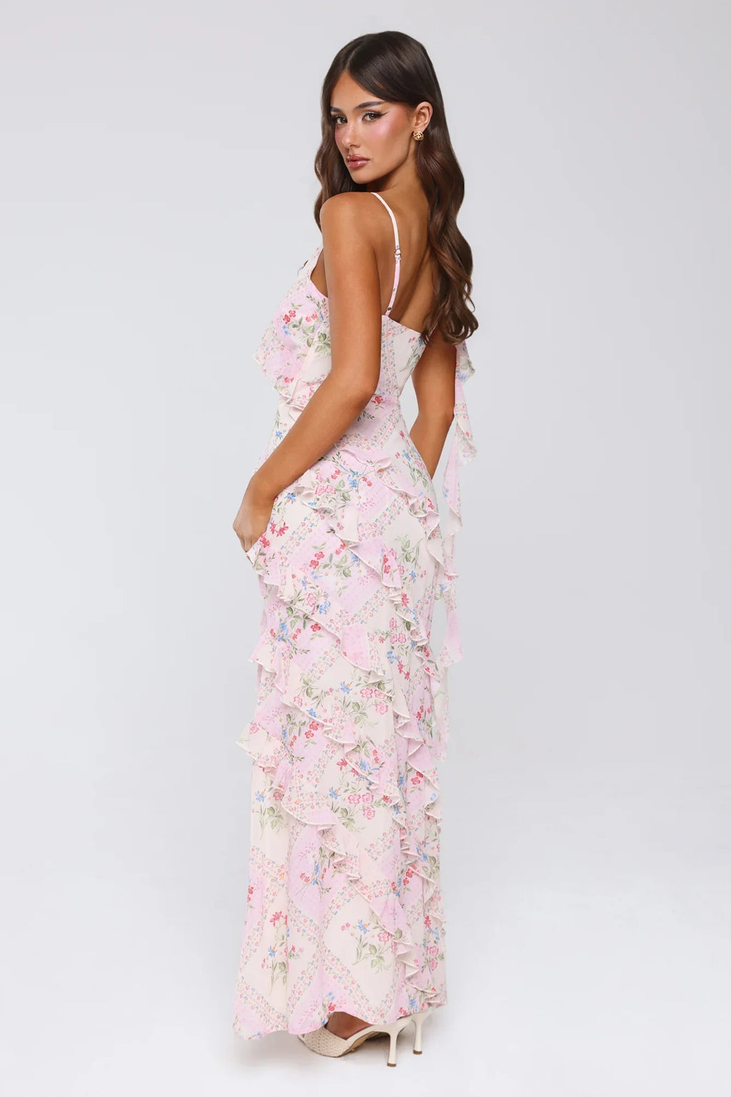 Summer Pastures Maxi Dress Pink