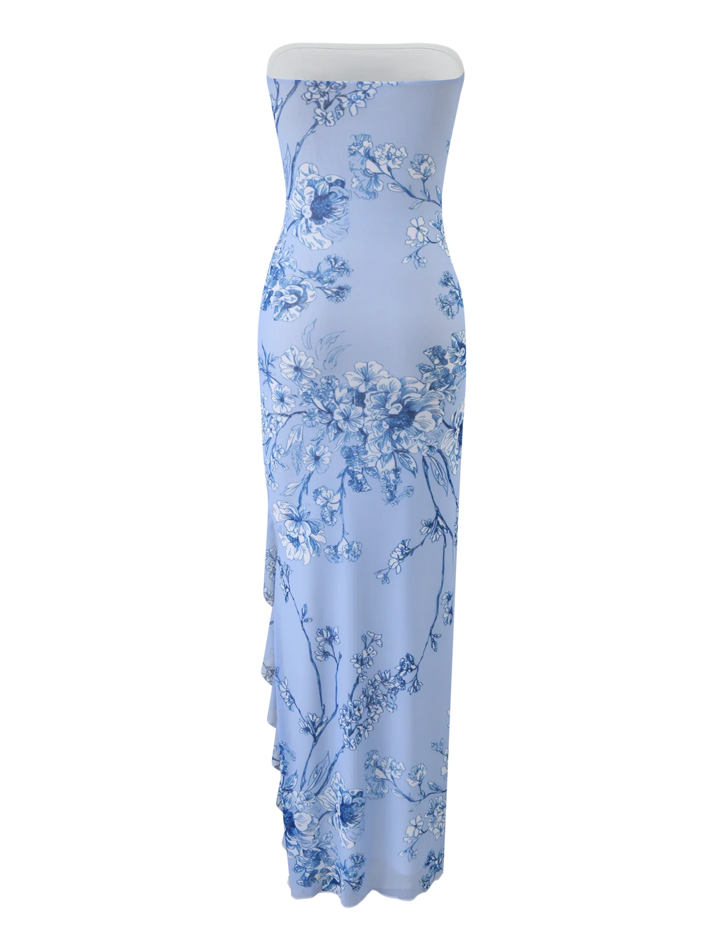 THEO MAXI DRESS - BLUE FLORAL