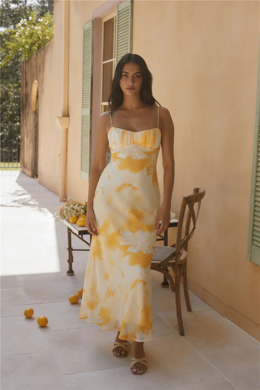 Golden Hour Maxi Dress Yellow
