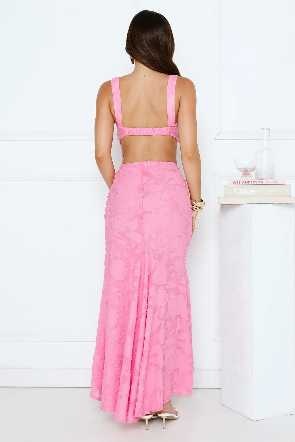 Petal Song Maxi Dress Pink
