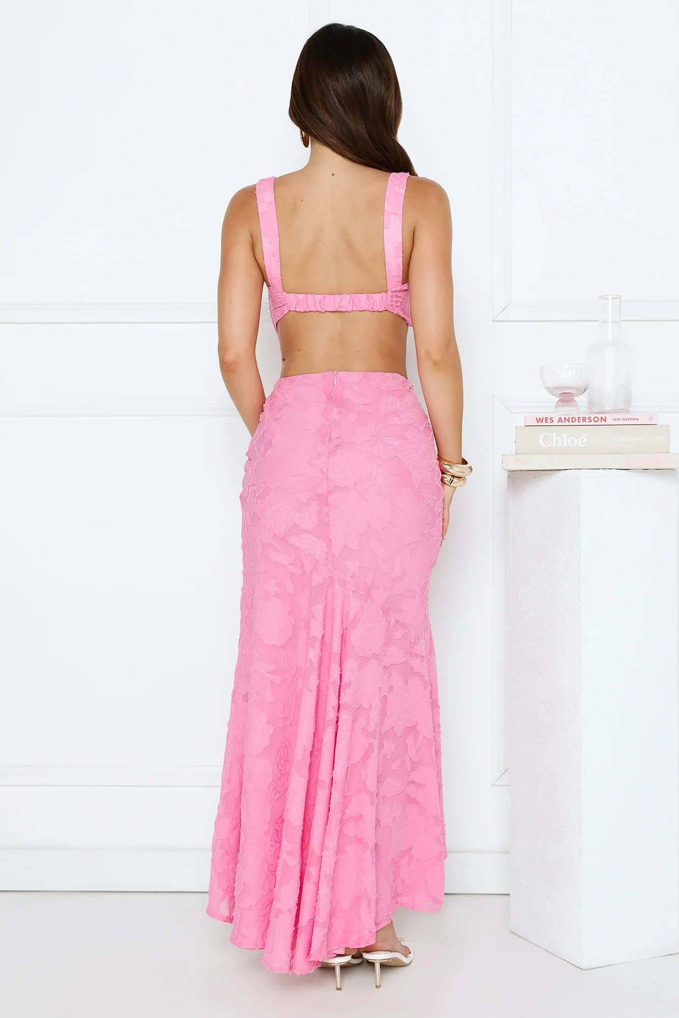 Petal Song Maxi Dress Pink