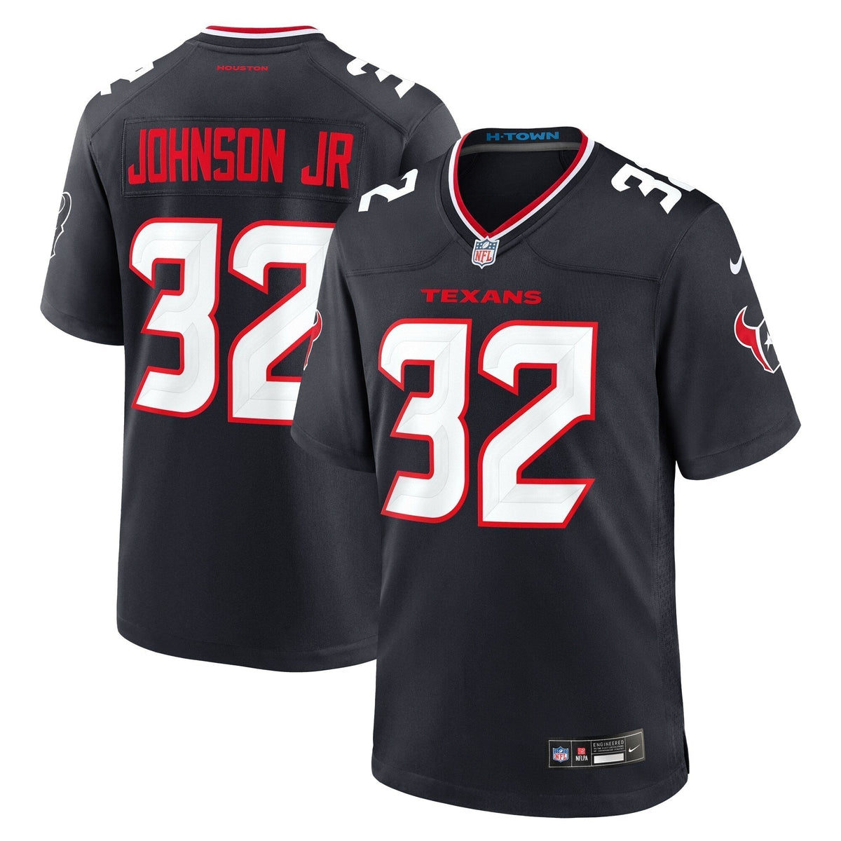 Lonnie Johnson Jr. Houston Texans Nike Team Game Jersey -  Navy