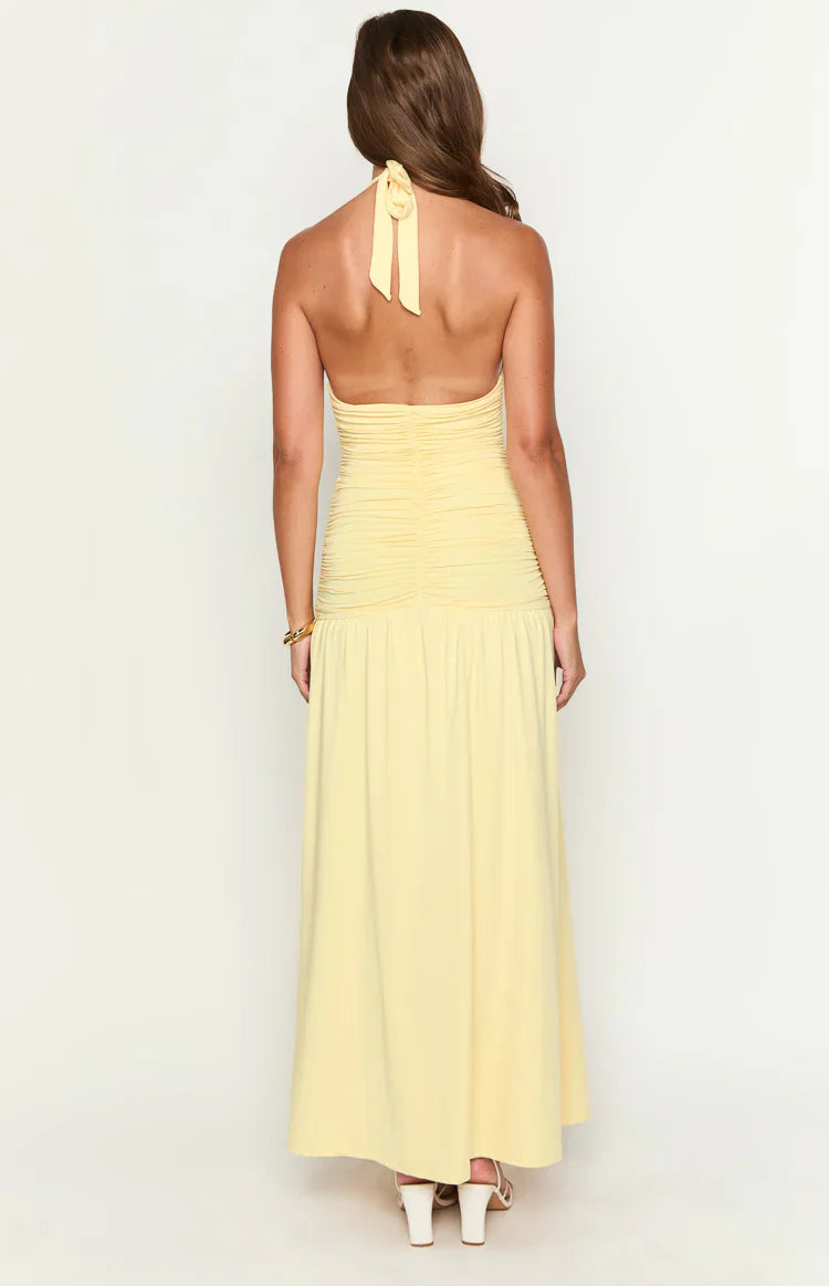 Gloria Yellow Maxi Dress