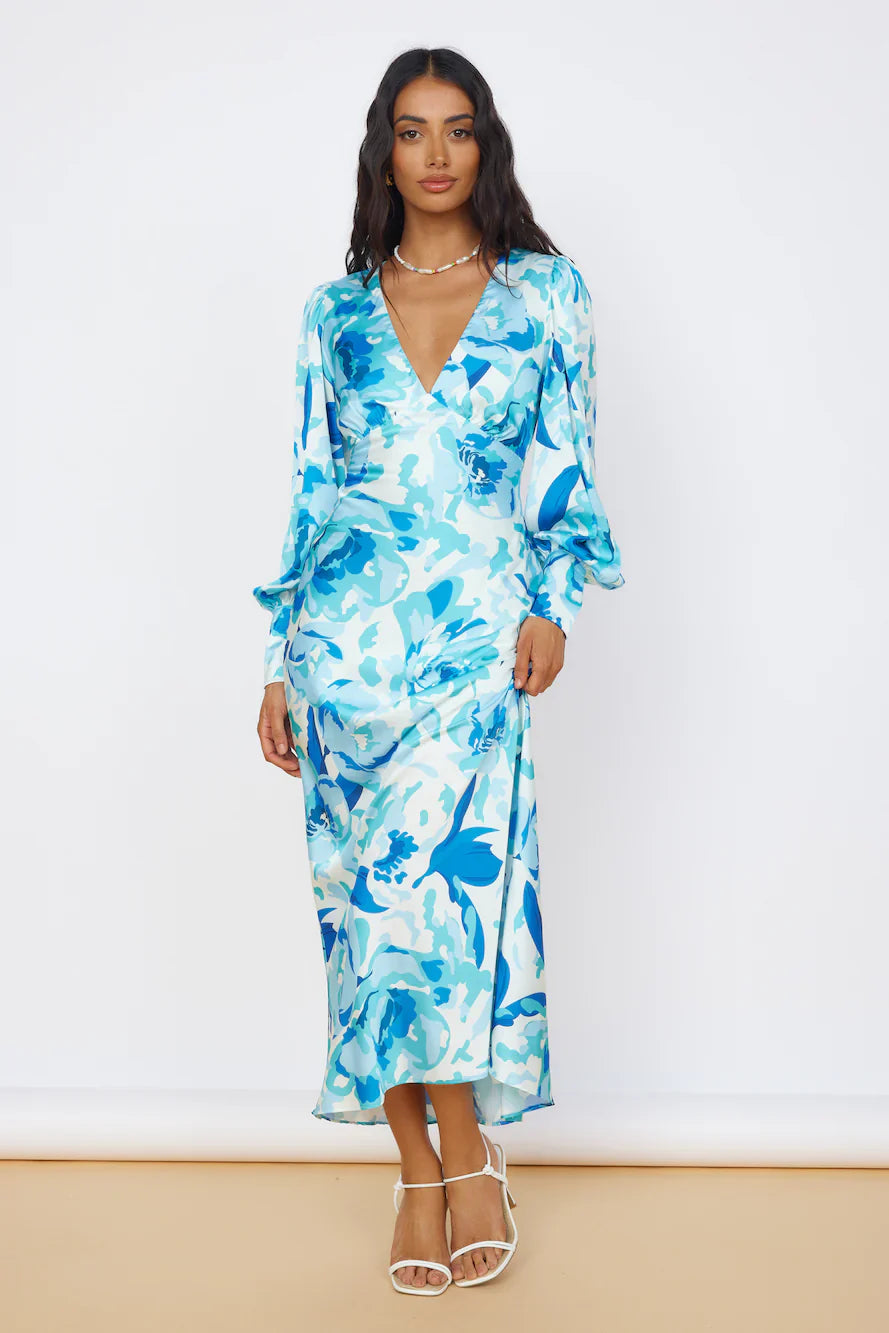 Limitless Possibilities Maxi Dress Blue