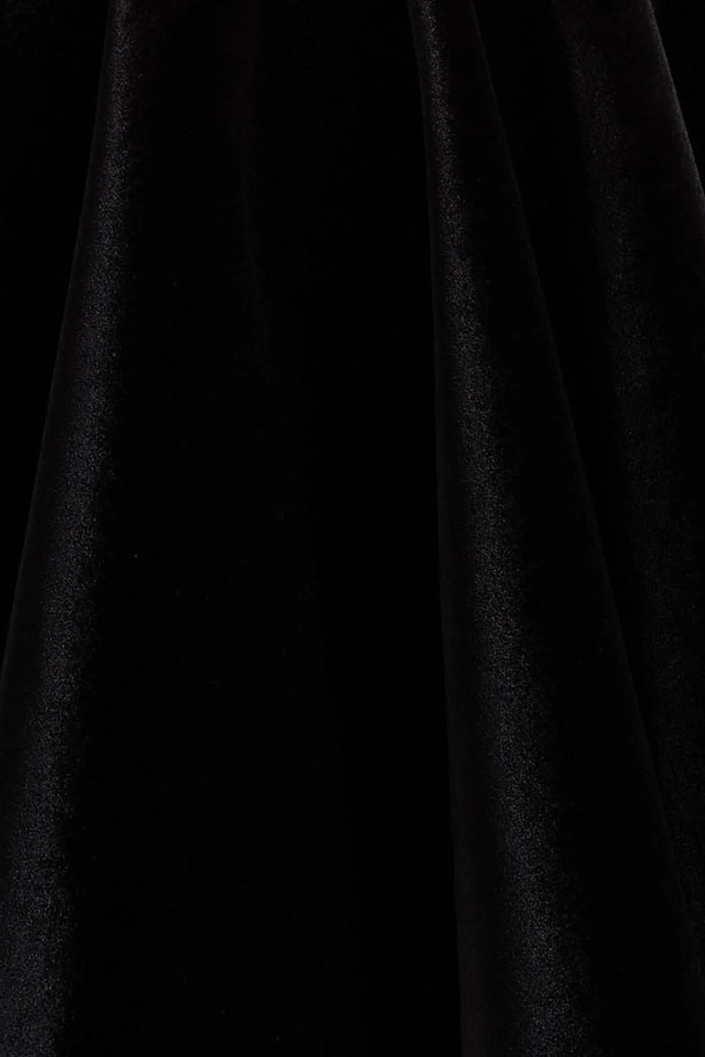 Mirage | Black Velvet Halter-Neck Mini Dress With Skater-Skirt