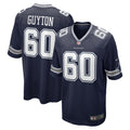 Tyler Guyton Dallas Cowboys Nike 2024 NFL Draft First Round Pick   Game Jersey - Navy