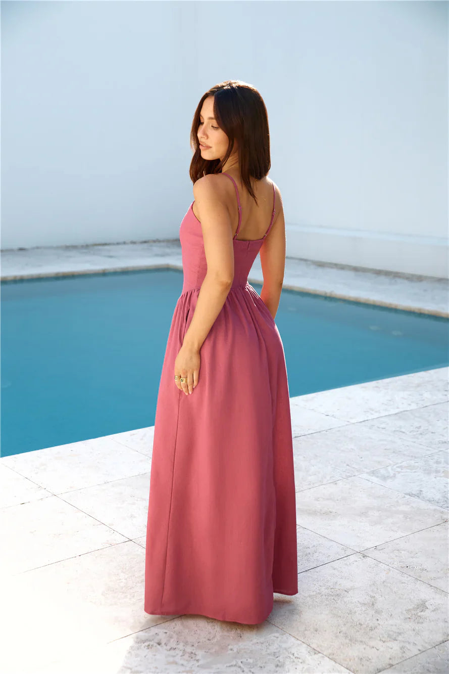 Zephy Maxi Dress Rose