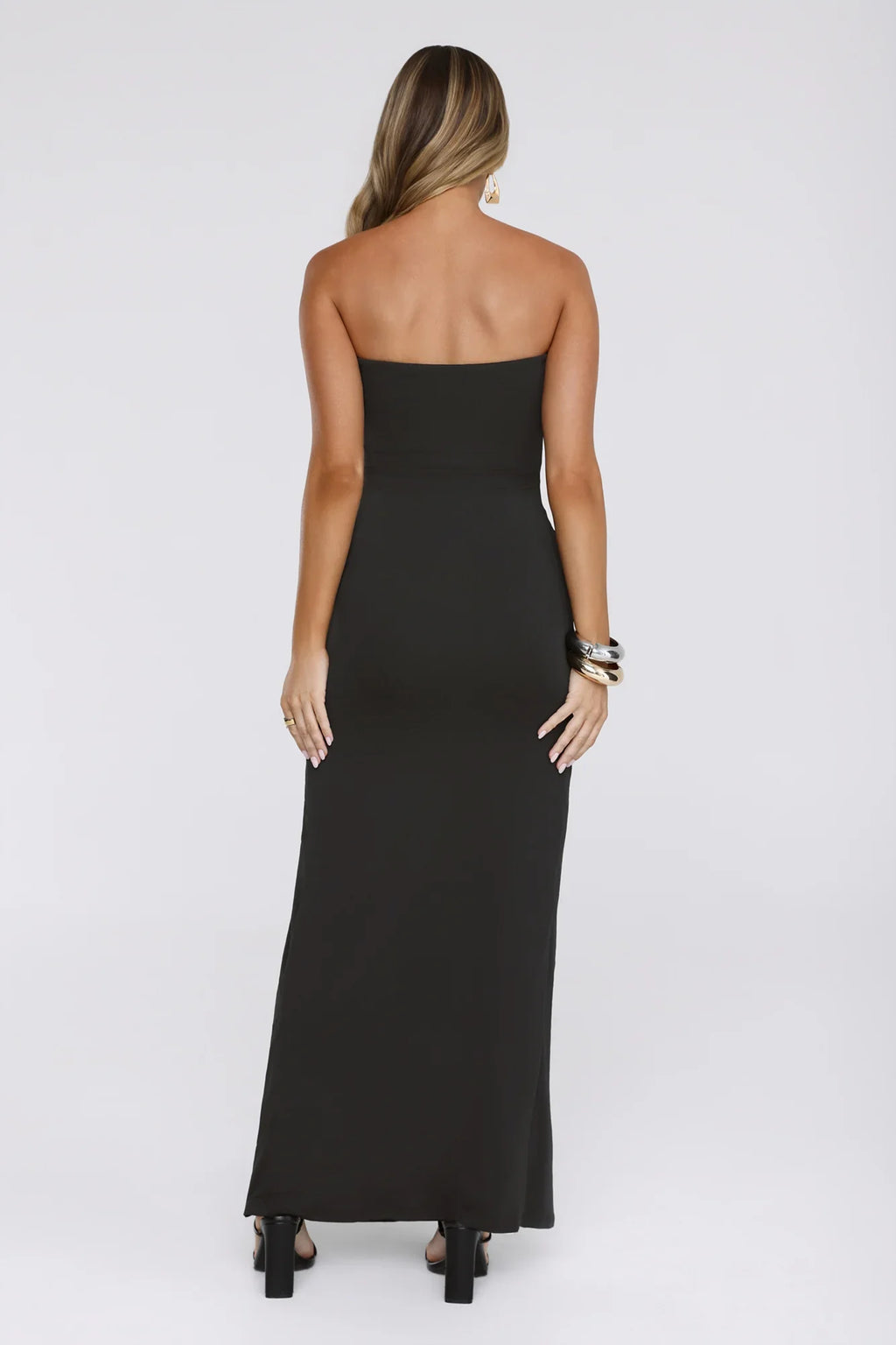 Wisp Wonder Strapless Maxi Dress Black