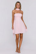 Hot Girl Holiday Strapless Mini Dress Pink