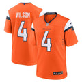 Zach Wilson Denver Broncos Nike Team Game Jersey -  Orange