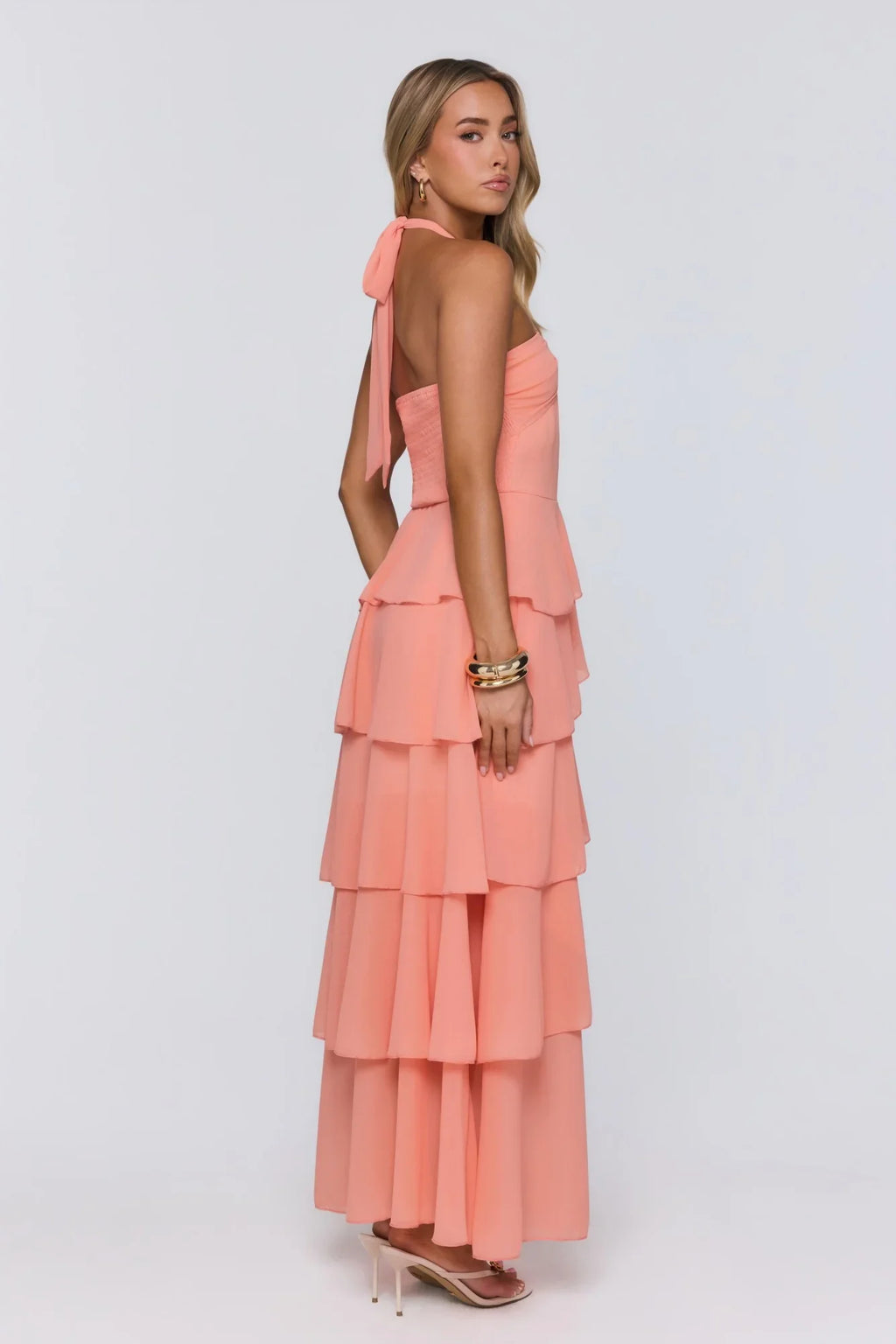 Lead Don’t Follow Maxi Dress Peach