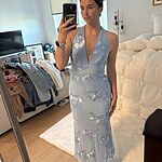 Lime Light Mesh Halter Maxi Dress Wine
