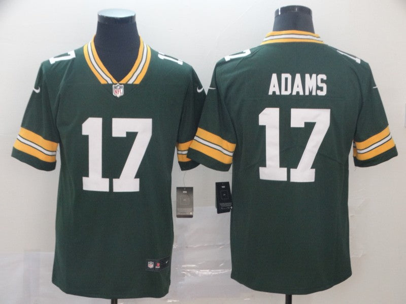 Men's Green Bay Packers Davante Adams #17 Green Team Game Jersey1