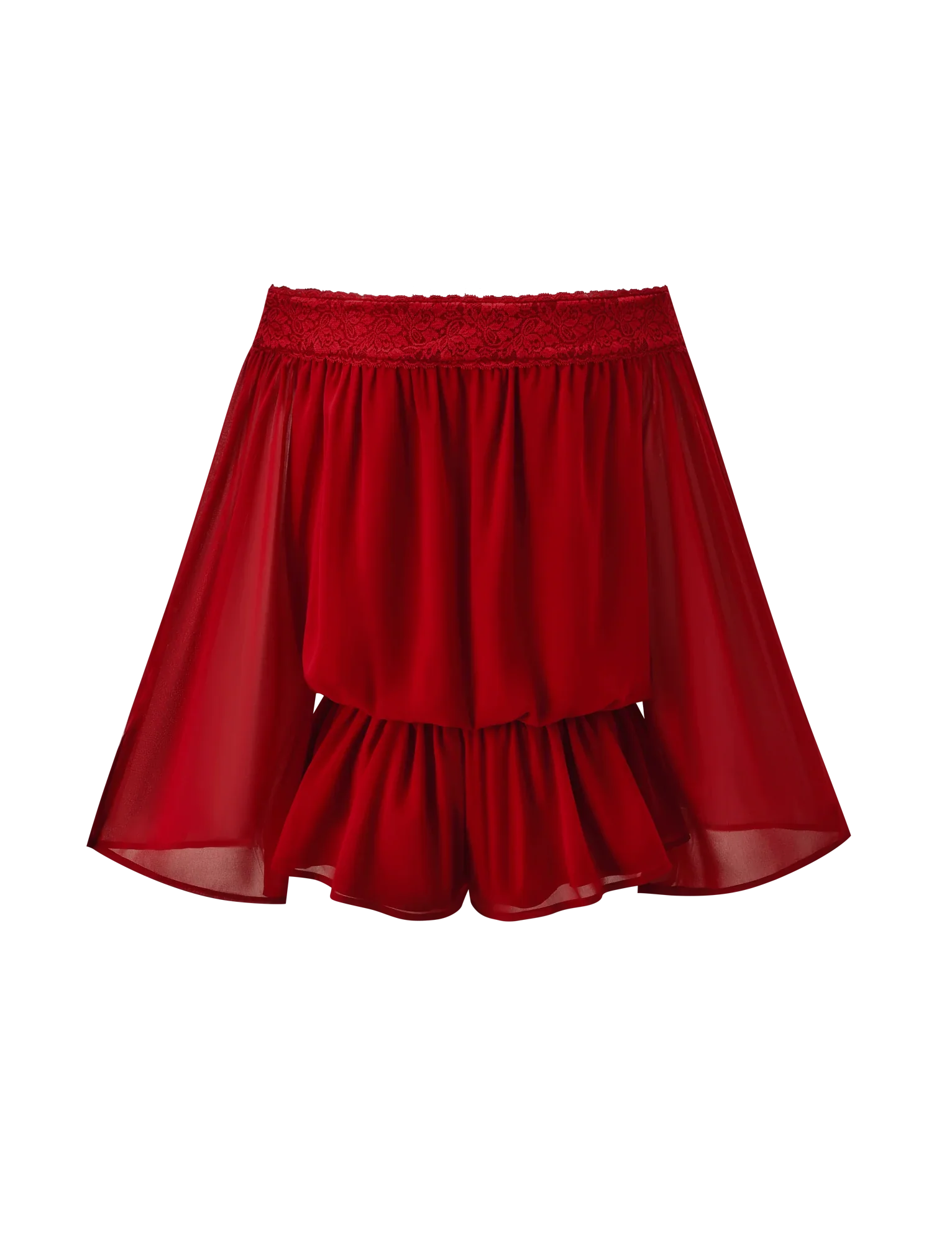 TESSIE PLAYSUIT - RED