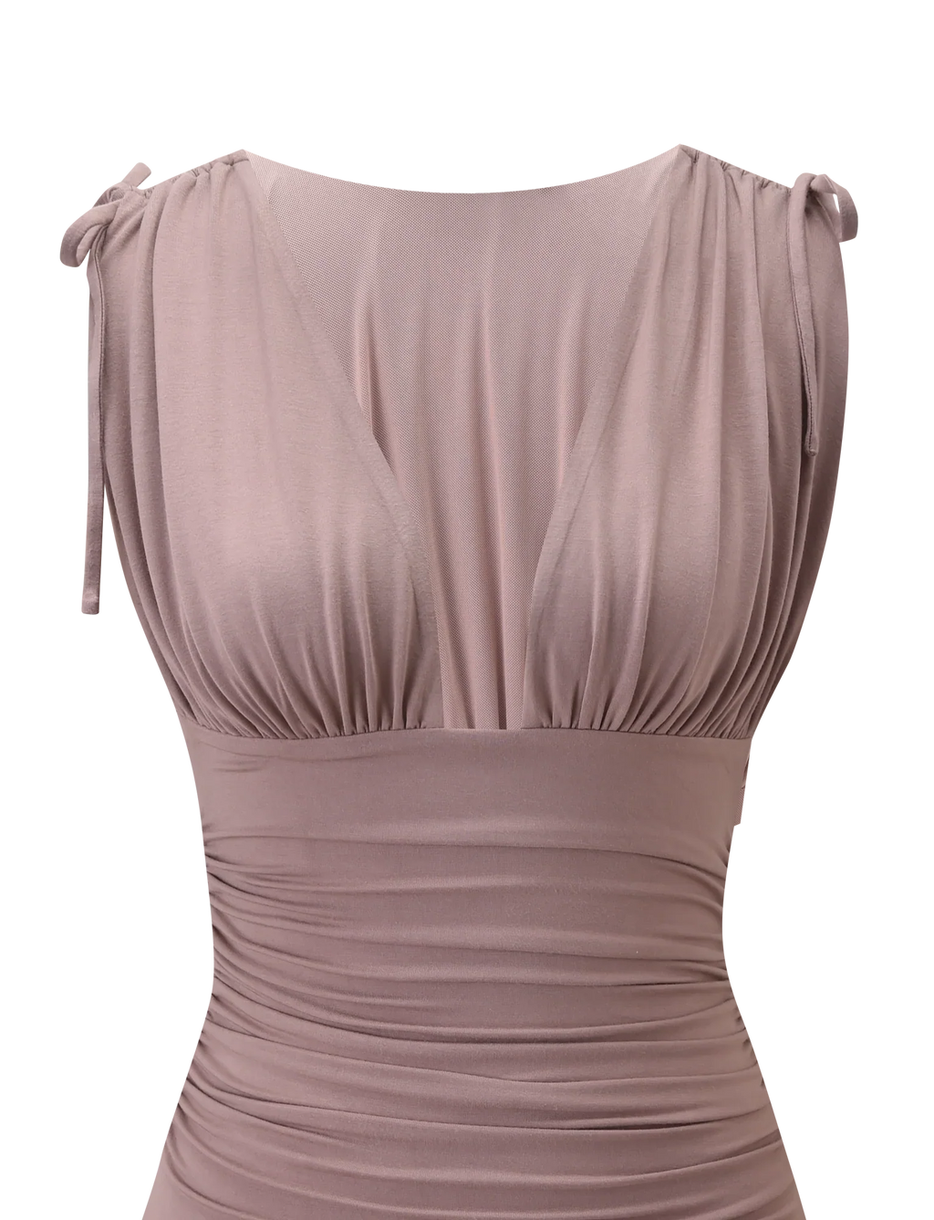 HALONA MINI DRESS - MOCHA
