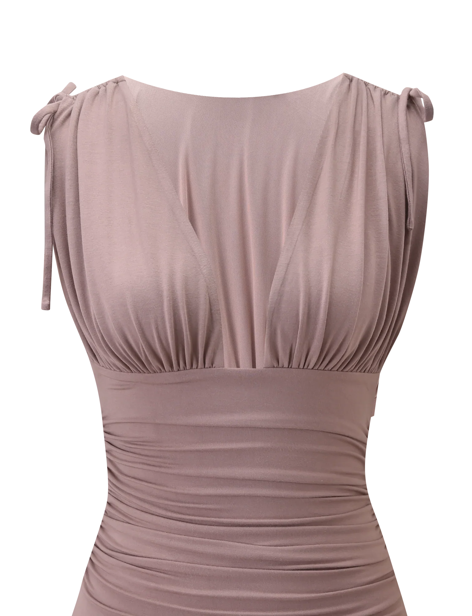 HALONA MINI DRESS - MOCHA