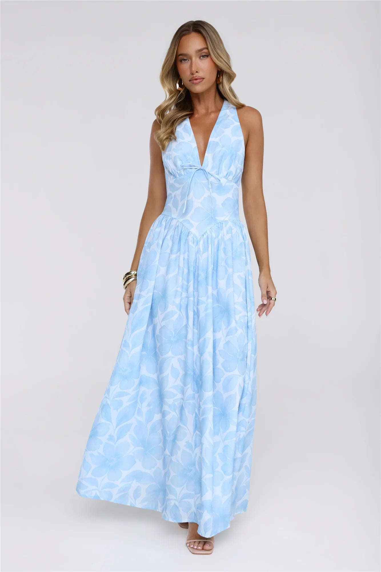 Icon In Progress Maxi Dress Blue
