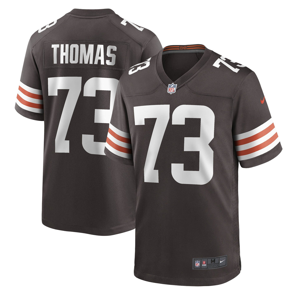 Joe Thomas Cleveland Browns Nike Retired Game   Jersey - Brown